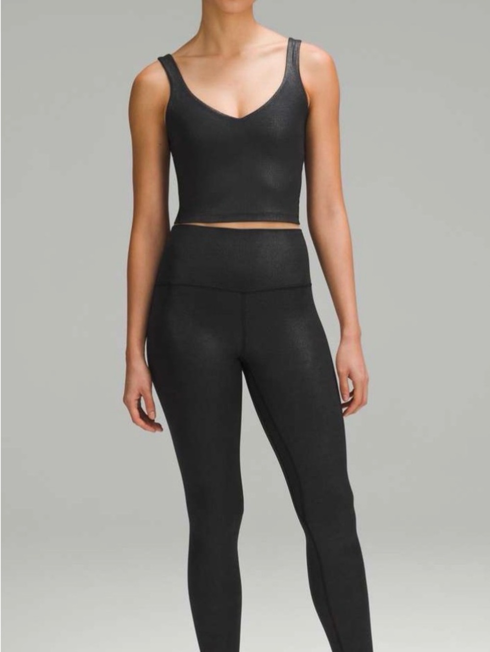 Luluemon Align Foil Print Ribbed Legging 25”
